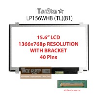  15.6" Laptop LCD Screen 1366x768P 40 Pins With Brackets LP156WHB (TL) (B1)